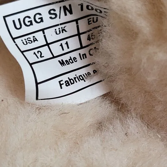 UGG Australia Olsen Men's Slipper Size  12.5  Brown Suede #1003390# Shoes