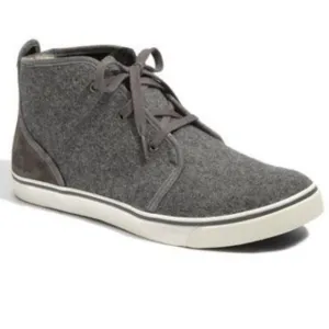 UGG Australian Brockman gray wool/suede shoes men's size 11