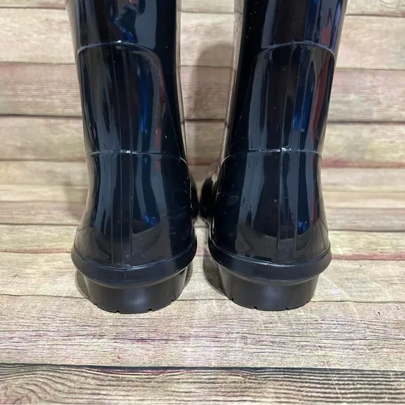 Ugg Black Rubber Sienna Rian Boots