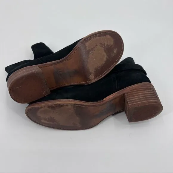 UGG Boot Ankle Black Suede Size 8.5