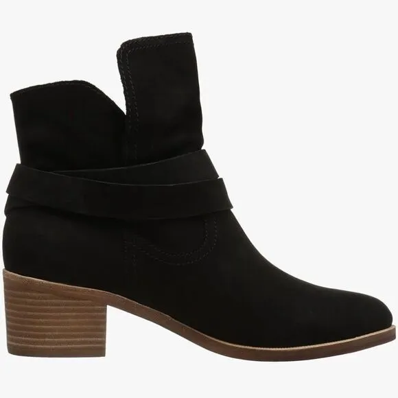 UGG Boot Ankle Black Suede Size 8.5