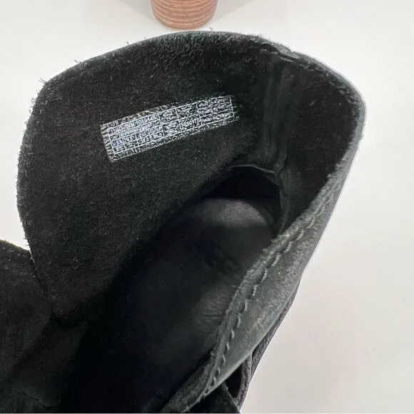 UGG Boot Ankle Black Suede Size 8.5