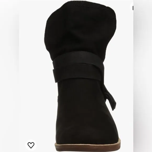 UGG Boot Ankle Black Suede Size 8.5