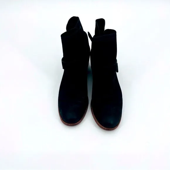 UGG Boot Ankle Black Suede Size 8.5