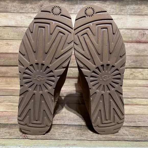 Ugg Brown Suede Aime Wedge Winter Boots
