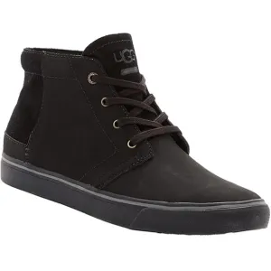 UGG Colin Black Leather Lace Up High Top Casual Shoes Men's Size 11.5