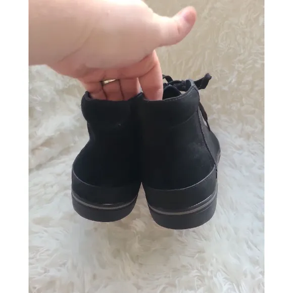 UGG Colin Black Leather Lace Up High Top Casual Shoes Men's Size 11.5