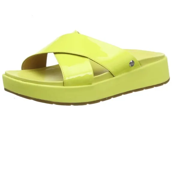 UGG Emily Patent Leather Slide Sandals