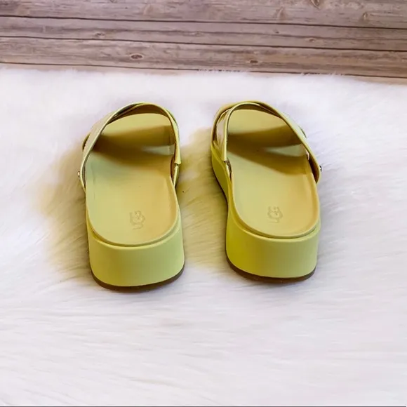 UGG Emily Patent Leather Slide Sandals