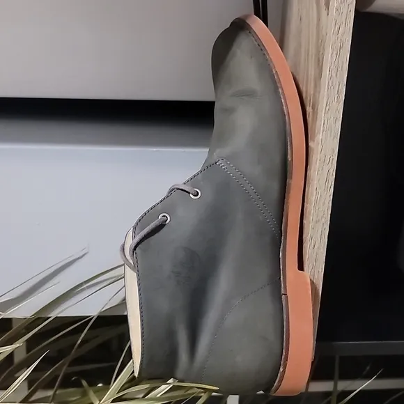 UGG EVA Moss Green Ankle Boot Suede Sheep Skin Leather Shoes
