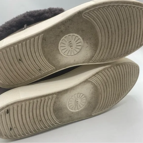 UGG Lynus Sneaker Women’s Size 8.5 Suede Shearling Lined Boots 1123692 Brown