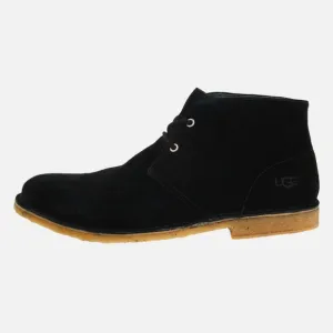 Ugg Mens ‘Leighton’ Chukka Suede Black Boots