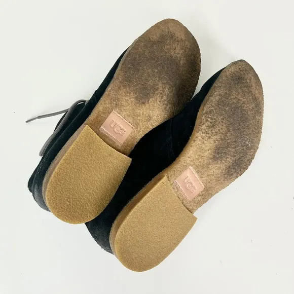 Ugg Mens ‘Leighton’ Chukka Suede Black Boots