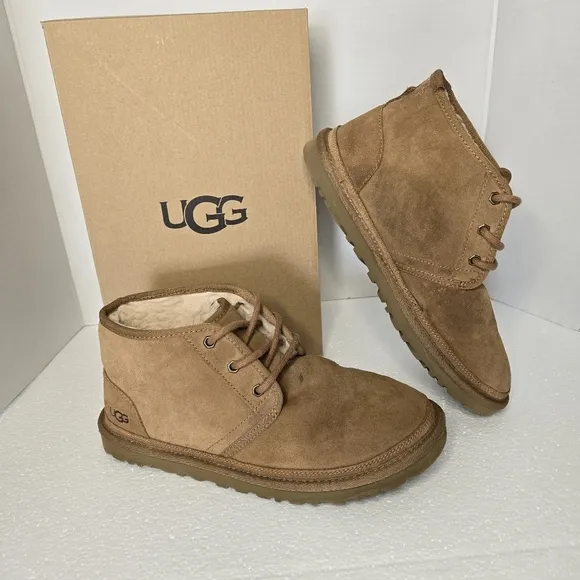 UGG Men's Neumel Chestnut Suede Casual Boots Size 9
