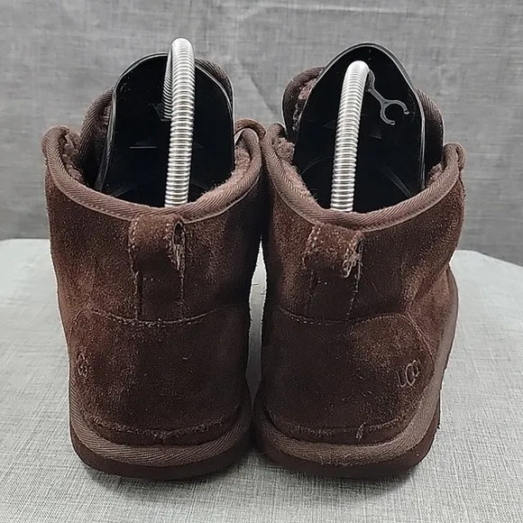 UGG Men's Neumel Classic sheep fur Suede Leather Boots Brown Sz 9