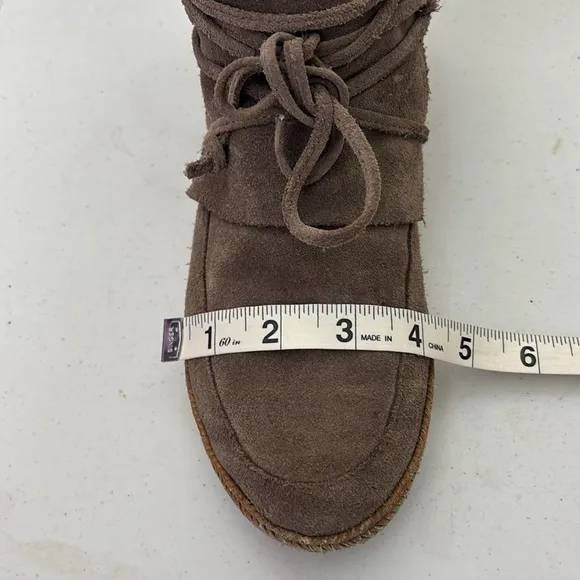 UGG Reid Moc Brown Suede Ankle Boots