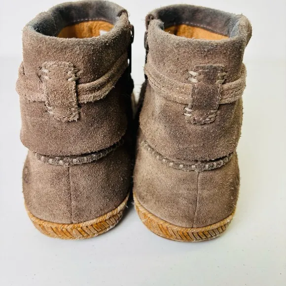 UGG Reid Moc Brown Suede Ankle Boots
