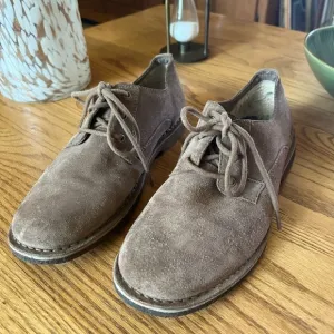 Ugg Shoes Mens 10 Oxford Lace Up Leather Tan