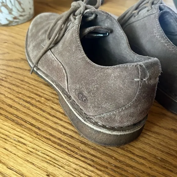 Ugg Shoes Mens 10 Oxford Lace Up Leather Tan