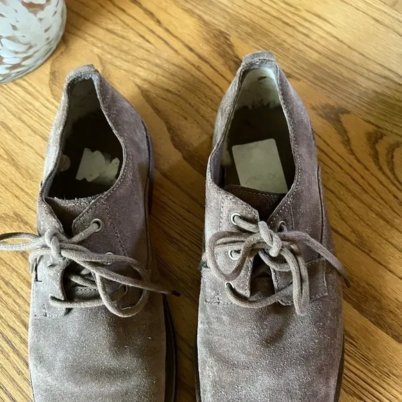 Ugg Shoes Mens 10 Oxford Lace Up Leather Tan