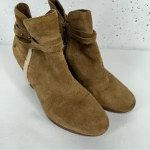 UGG Women's size 8.5 Alexandra Tan Suede Ankle Boots Booties