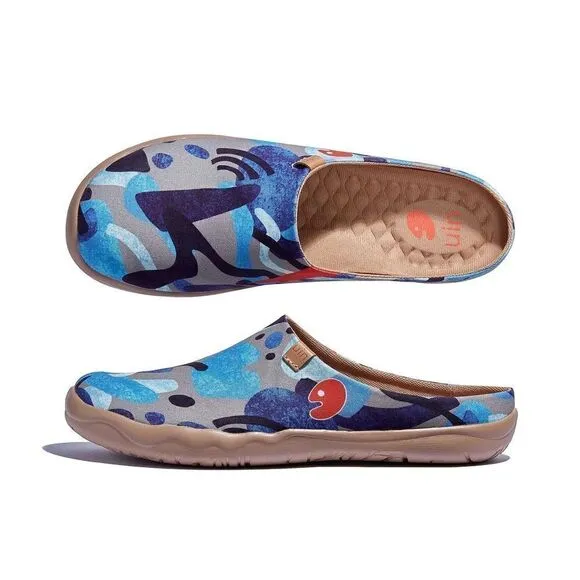 UIN Men's Slipper Comfort Walking Casual Slip Ons Shoes (Tenacious Vitality)