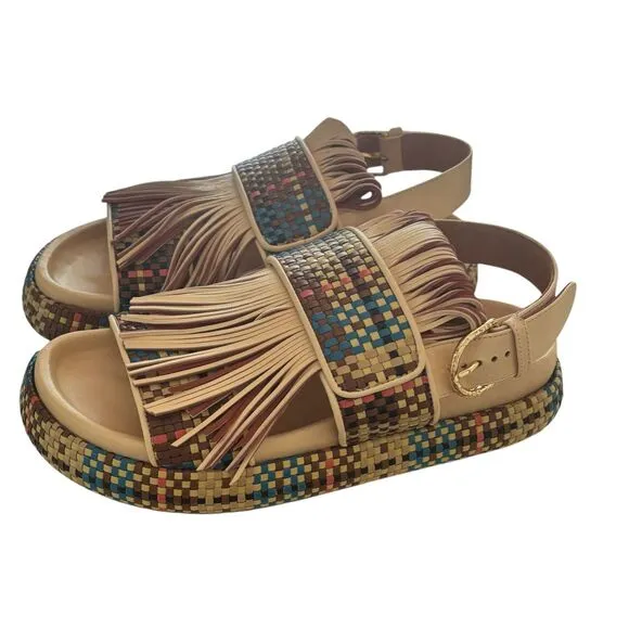 Ulla Johnson Alba Fringe leather sandals NWB Size 36/6