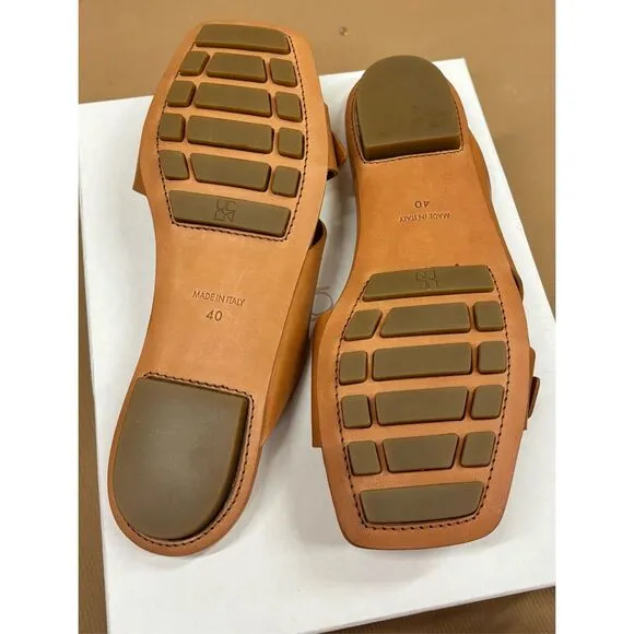 Ulla Johnson Women's Ring Leather Sandals in Pecan Brown NWB Size 40