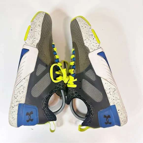 Under Armour Mens Tribase Reign 4 Training Shoes Collared Sneakers Green Size 7
