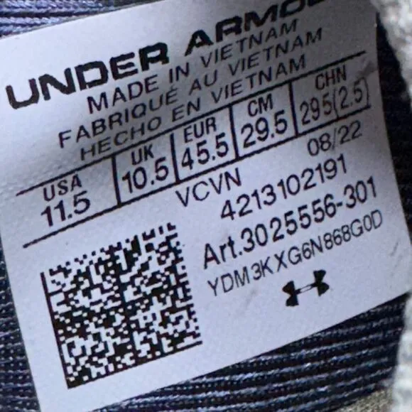 Under Armour Project Rock 5 Mens Size 11.5 Shoes Veterans Day Camo Sneakers