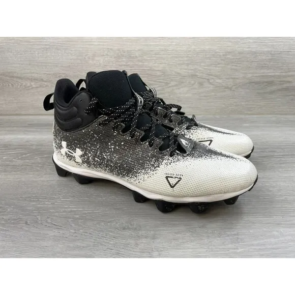 Under Armour Spotlight Fran RM 3025084 001 Men's US 11.5 White Synthetic Cleats