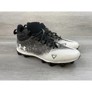 Under Armour Spotlight Fran RM 3025084 001 Men's US 11.5 White Synthetic Cleats