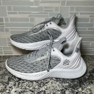 Under Armour Team Curry 9 White Gray Sneakers - 12.5