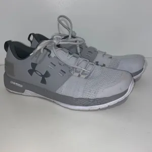 Under Armour Women's Gray Charged Core Lace Up Sneaker Athletic Shoes Size 9.5