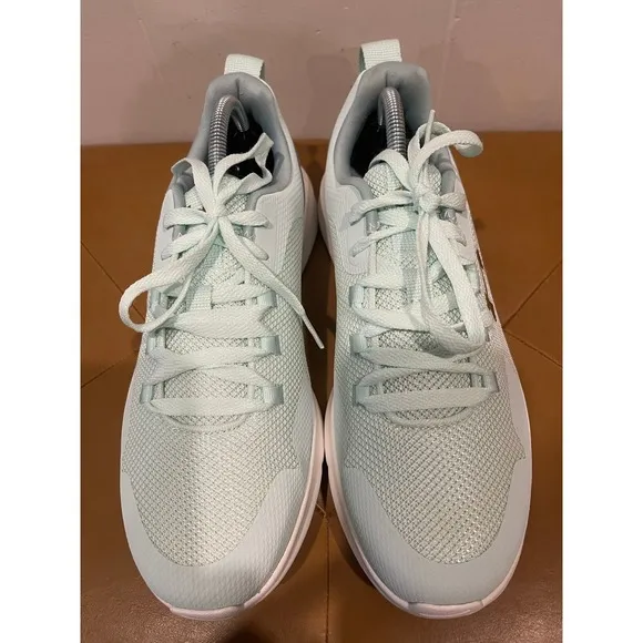 Under Armour Women's UA Essential Sportstyle Shoes Sneakers Mint Green Sz 11