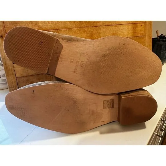 Urban Outfitters Eli Chelsea Shoe the Bear Taupe Suede Boots Men’s Sz 10