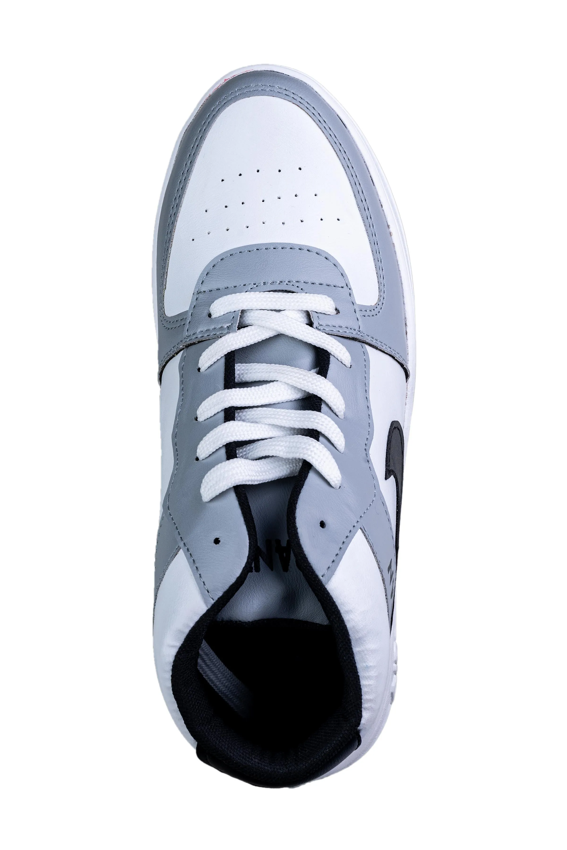 Urbanity Gents White / Grey  Canvas Shoe