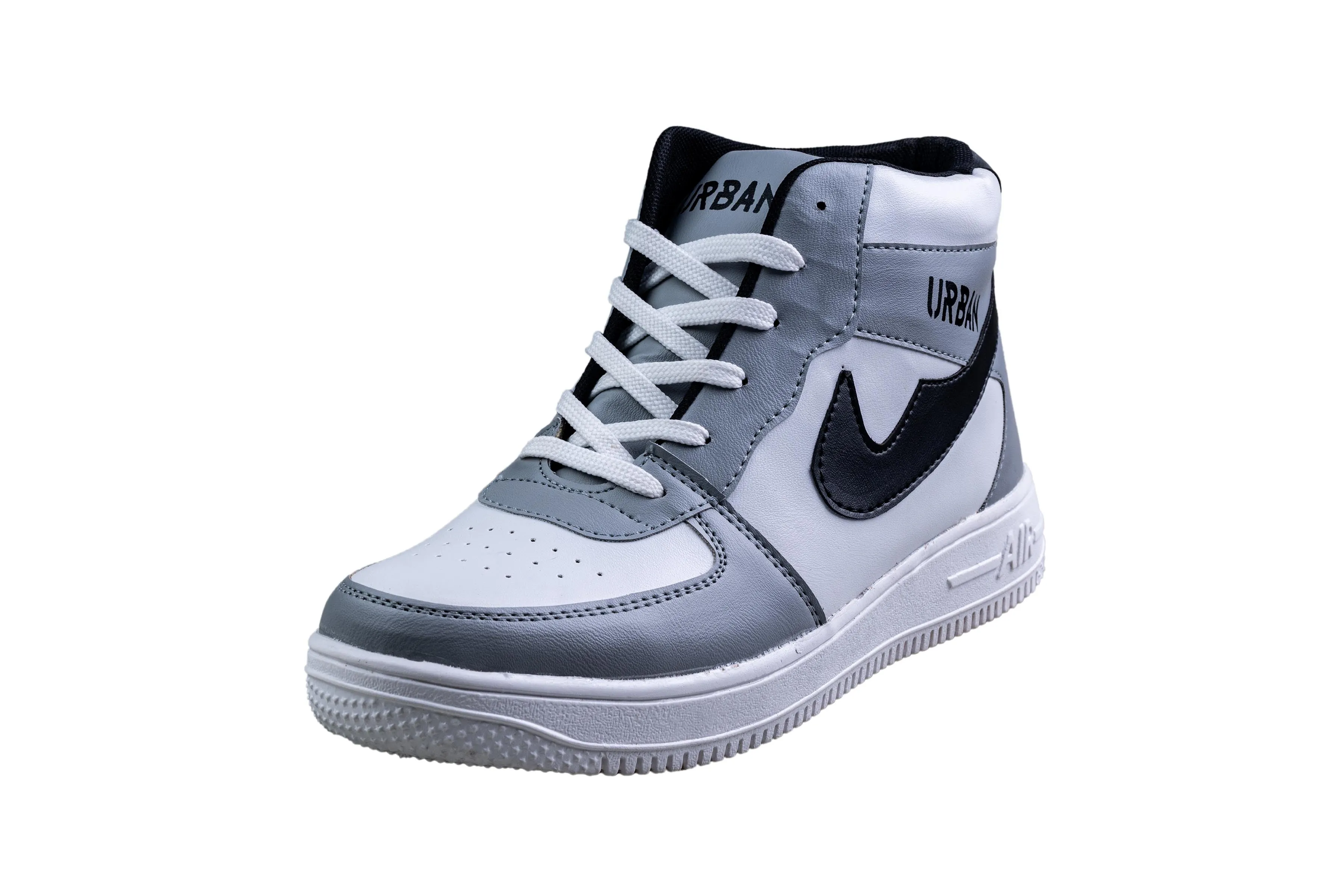 Urbanity Gents White / Grey  Canvas Shoe