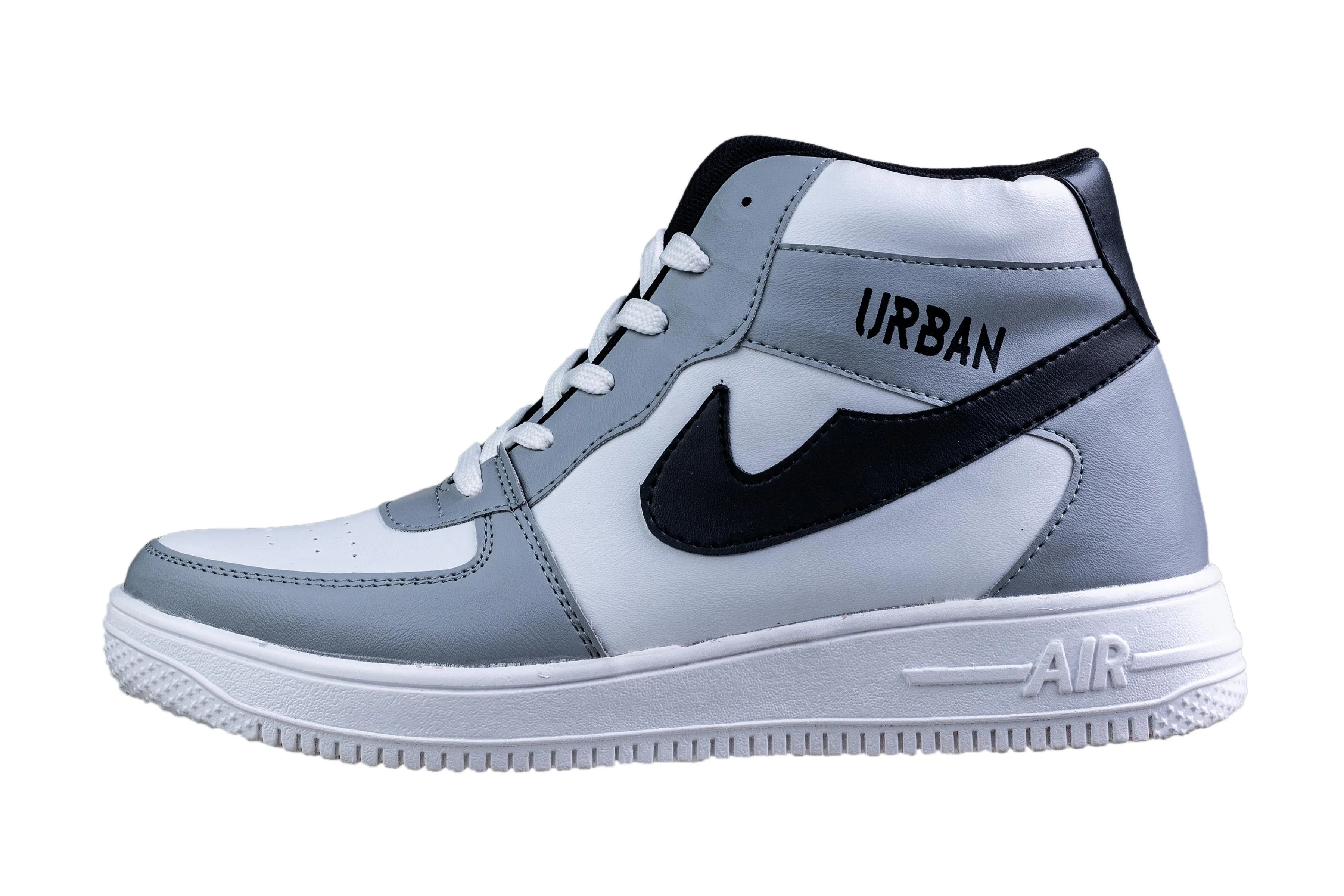 Urbanity Gents White / Grey  Canvas Shoe