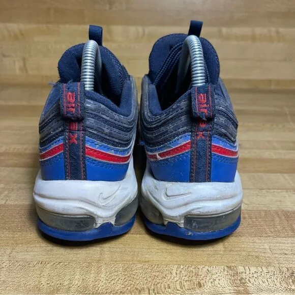 Used Nike Air Max 97 USA Olympic Size 8 Red White Blue Shoes Sneakers CD7791-400