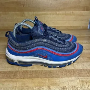 Used Nike Air Max 97 USA Olympic Size 8 Red White Blue Shoes Sneakers CD7791-400