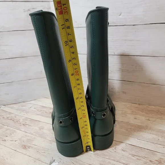 Valentino Red green rain boots