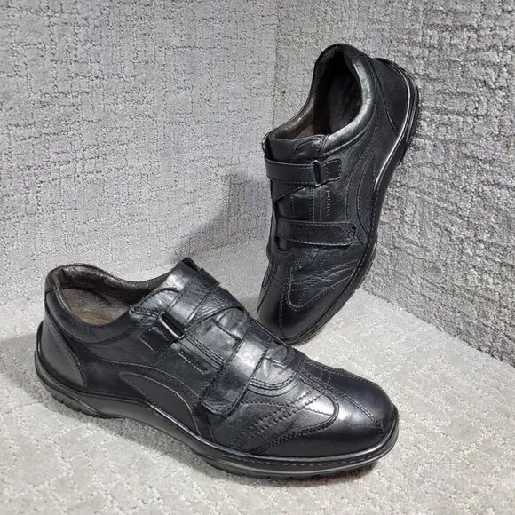 Valleverde Le Predisposte Men's Size 11 US Black Leather Dress Shoes