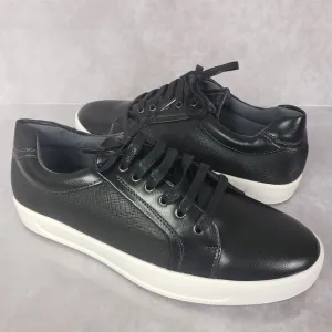 Vance Co Shoes Mens 10.5 Black Maxx Casual Sneaker Lace Up Low Top