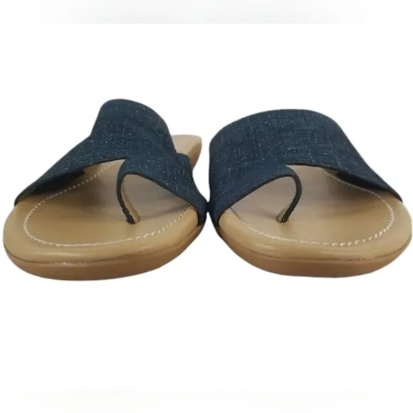 VANELI Tallis JEANS Denim Leather Sandal, NIB