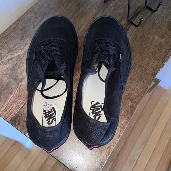 Vans &quot;Skate Authentic&quot; Sneakers (Black/Black) Classic Skate Shoes Casual -10