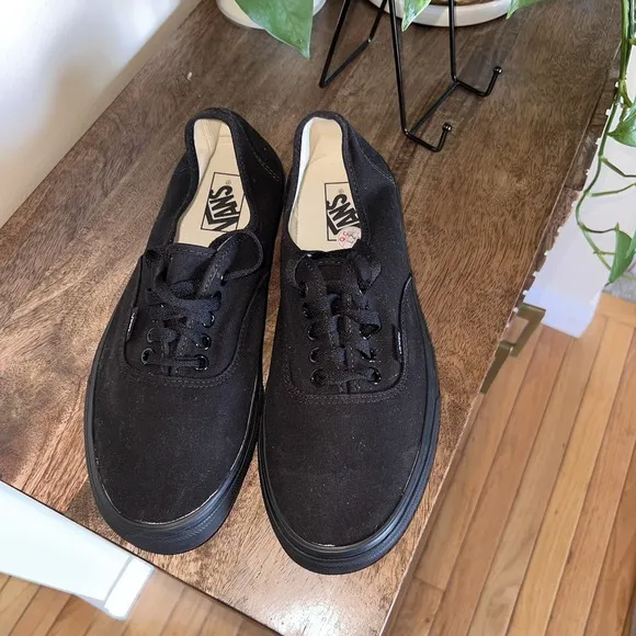 Vans &quot;Skate Authentic&quot; Sneakers (Black/Black) Classic Skate Shoes Casual -10