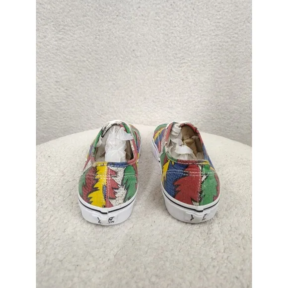 Vans Authentic Doren 80 Dr Seuss Men Sneakers 10 Red Canvas Lace Up Active Shoes