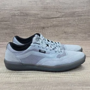 Vans Ave Pro Low Men's Size 7.5 Reflective Grey Suede Sneakers (500664)