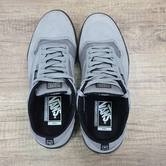 Vans Ave Pro Low Men's Size 7.5 Reflective Grey Suede Sneakers (500664)